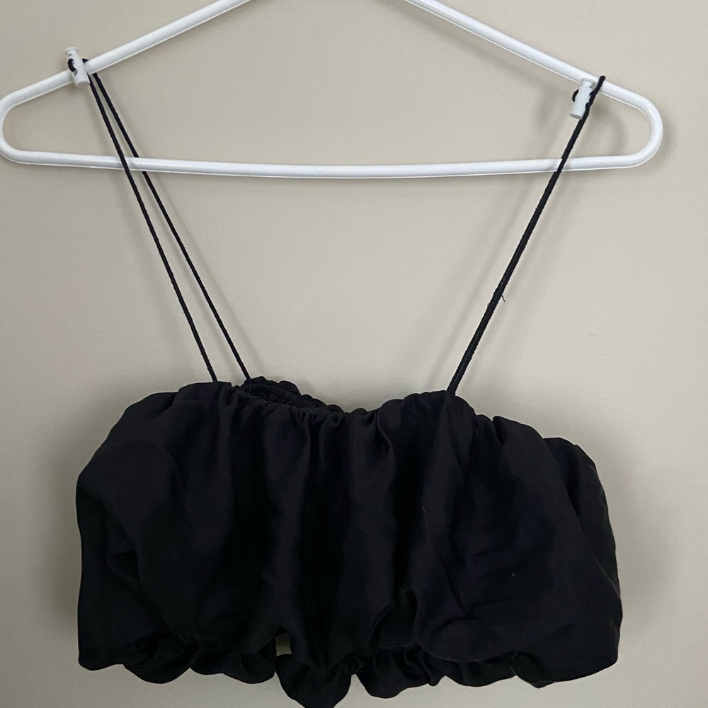 Shein black crop top/blouse